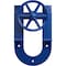 Ekena Millwork Premium Wagon Wheel Horseshoe Roller Hanger w/ Bolts for Barn Door for 1 3/4" Doors, Blue Ribbon GB60014R2WBR - alternate 2